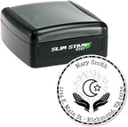 Custom Return Address Stamp - Pre-Inked, Portable Evening Prayers Name & Address Stamp, Ideal for Islamic Bookstore Owners, Custom Made Return Address Stamp, 1-5/8 Size, & Long-Lasting - Image 2