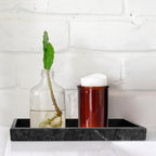 Marble Bathroom Vanity Tray, Black, 12"x 5" x1.2" - Image 5