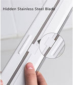 Reusable Cling Film Cutter Dispenser Adjustable Plastic Wrap Cutter Multifunctional Tin Foil Cling Film Cutter Household Kitchen Accessories for Cooking Lover (Color : Pink) - Image 7