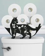 Cat Toilet Paper Holder Stand, Decorative Toilet Paper Storage by Wigag