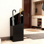9.84" D x 7.87" W x 23.62" H Detachable Base Umbrella Stand - Elegant Raindrop Design, Water Collection Tray, Gold/Black Finish, Durable Home & Office Organizer - Image 6