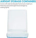 Vtopmart 5.2L Flour Sugar Storage Containers, 4 PCS, Blue - Image 5