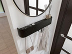 OLEEK wall Coat Rack - wall Shelf with Hooks - entryway Hooks - entryway Shelf - Modern Coat Rack - Wooden Coat Rack wall Mount for Home Decor - Wooden Mount for Home Decor - Coat Hanger Wall Mount - Image 6