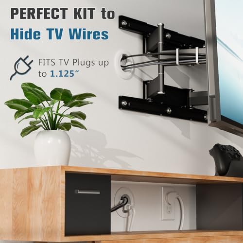 in Wall Cable Management Kit, Power & Low Voltage Wire Organizer with Hole Saw Drill for Easy TV Wall Mounting, TV Cord Hider for Wall & Clean Look - Image 3