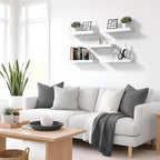 Sorbus 16 Inch Floating Shelves for Wall (5 Pack, White) - Image 7