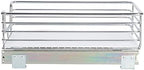 Household Essentials Glidez Chrome-Plated Steel Pull-Out/Slide-Out Storage Organizer with Plastic Liner for Under Cabinet Use - 1-Tier Design - Fits Standard Size Cabinet or Shelf, Chrome - Image 7