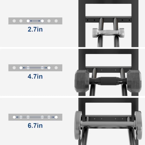 4-Tier Dumbbell Rack with Yoga Mat Holder, Home Gym Weight Rack - Image 4