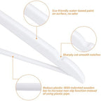 Amazon Basics Wood Suit Clothes Hangers for Closet Organizer, White, 30-Pack - Image 3