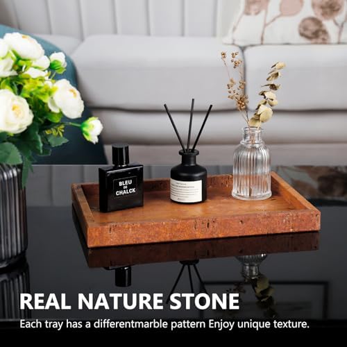 Real Natural Marble Tray for Bathroom, Vanity, Kitchen Counter & Desktop - Image 4