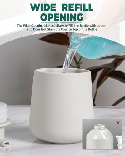 BosilunLife Ceramic Bathroom Accessories Set 3 Pcs - Image 6