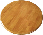 Large Lazy Susan Turntable Wooden Round Tray Rotating for Dining Table Top by HHFSST
