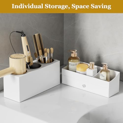 GFWARE White Hot Hair Styling Tool Organizer with Drawer & 3 Cooling Cups - Image 6