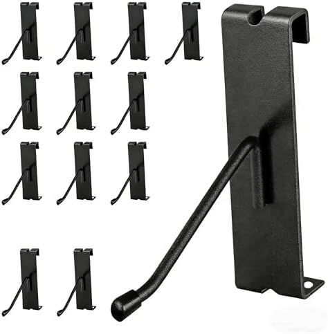 40pcs 4 inch Matte Black Gridwall Hooks for 3 x 3 Inch Grid Panels by Unknown