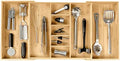 KitchenEdge Utensil & Junk Drawer Organizer, 19-33 in, Bamboo by KitchenEdge