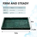 Real Natural Marble Tray for Bathroom, Vanity, Kitchen Counter & Desktop - Image 2