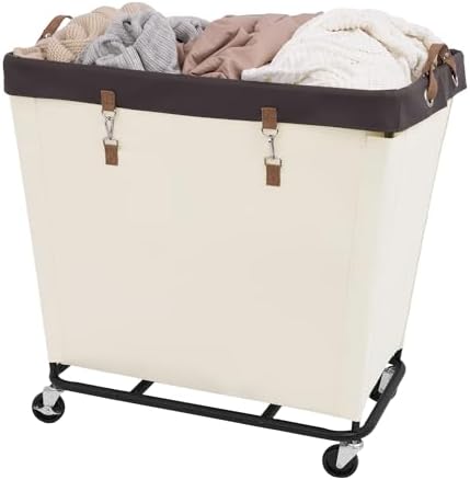 StorageWorks 320L Laundry Basket with Wheels, Rolling Hampers for Clothing by StorageWorks