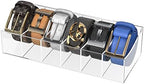 Acrylic Belt Organizer by KDSKSCKITCHENWRAPORGANIZER