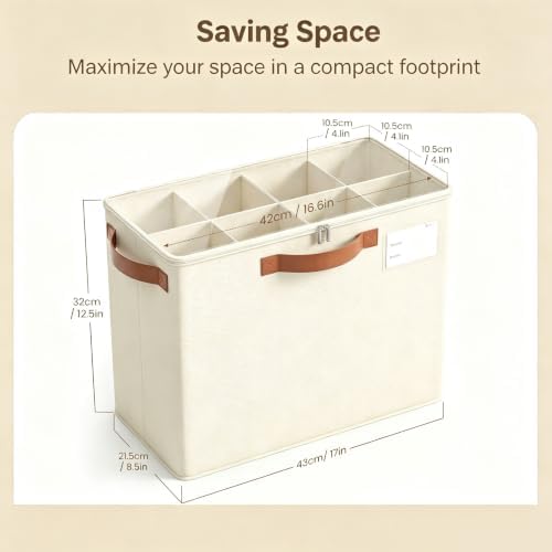 Varhomax Shoe Organizer Box for Closet, Small Foldable Shoe Storage Bin - Image 3
