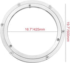 Aluminium Alloy Turntable Bearing, Heavy Duty Swivel Turntable Lazy Susan Rotating Bearing Turntable Round Dining Table Smooth Swivel Plate Hardware, 20" - Image 2