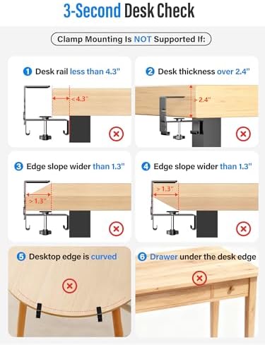 Cinati 49.2" Under Desk Cable Management Tray, Large Fabric Cord Organizer - Image 6
