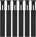 Bamboo Drawer Dividers, Adjustable Drawer Organizers, Fits 17.6–21" Drawers by Ryqtop