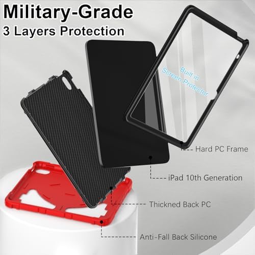 Nitupai Case for iPad 10th Generation/iPad A16 11th Generation Case Kids - Image 2