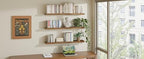 ROGMARS 36 Inches Long Walnut Floating Shelves - Image 2
