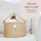 BEBE BASK Premium Baby Diaper Caddy Organizer Basket with Cotton Divider - Image 6