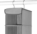 Whitmor 8 Section Hanging Shoe Organizer | Grey | For Closet | No Floor Space Required | Pack of 6 - Image 7