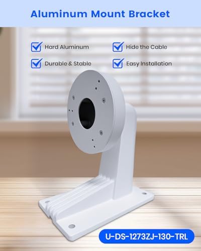 Metal Security Camera Wall Mount Bracket Fits Most HIK IP Dome Cameras - Image 2
