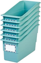 Really Good Stuff Durable Book & Binder Holder, 6-Pack, Water by ReallyGoodStuff