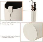 Tall Umbrella Holder White That won't Tip Over and Removable Drip Water Tray Modern Farmhouse Home Decor Umbrella Bucket Rack Can Storage 10 Different Sizes of Golf Umbrellas Canes etc - Image 4