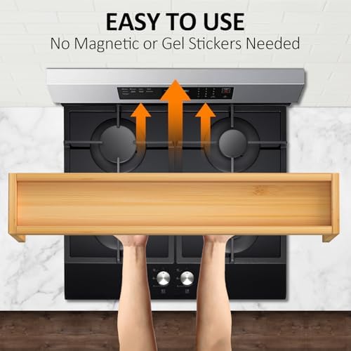 Over the Stove Spice Shelf for Kitchen,33" Over Stove Spice Rack Organizer - Image 5