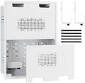 ynVISION.DESIGN 17" Recessed in-Wall Media Box for Clean TV Install, 2 Pack by ynVISIONDESIGN