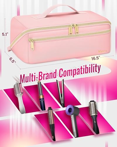 Mancro Hair Tools Travel Bag, Carrying Case Compatible with Shark Glam - Image 3