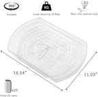 ROWNYEON Lazy Susan Turntable Organizer for Large Refrigerator, 360° Rotate Fridge Organizers and Storage, 16.54 Inches Rectangle Lazy Susan Organizer for Fridge, Cabinet, Pantry,2 - Image 2