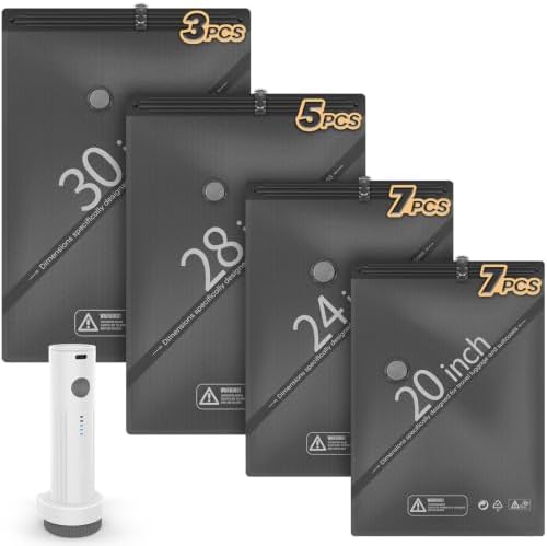 Vacuum Storage Bags for Travel with Wireless Pump for Luggage or Suitcase by Unknown