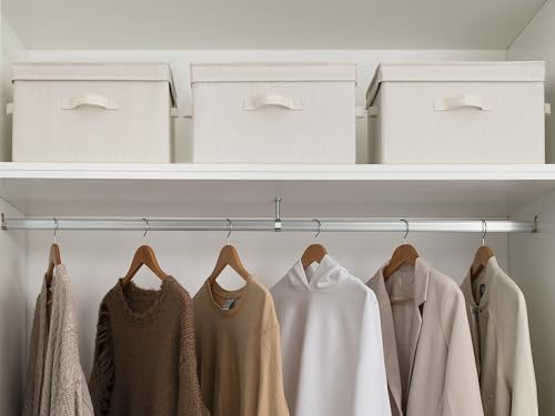 StorageWorks Fabric Storage Bins with Lids, Closet Storage Bins - Image 5