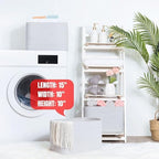 MINTWOOD Design 3-Pack Decorative Woven Storage Baskets for Shelves, Cube Bin Box for Organizing Books, Shoes, Dog Toys, Pantry Closet and Living Room Organizer, Light Gray Mix - Image 5