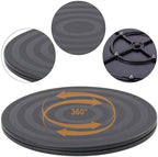 8 Pack 8 Inch Lazy Susan Turntable, Heavy Duty Lazy Susan Turntable Organizer, Premium 8 Inch Rotating Swivel Stand for Table Top, Kitchen, and More - Image 3