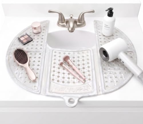 Sink Topper Bathroom Sink Cover for Counter Space, Standard White by SinkTopper