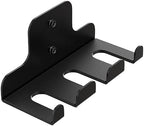 JNIHEEP Olympic Barbell Hanger,Garage Gym Bar Wall Rack,Vertical Barbell Mount Rack,Black Powder Coated,Space Saving Commercial or Home Gym Accessory,Holds Under 33mm Bar Size - Image 6