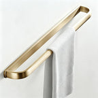 Leyden Brass Towel Bar, Antique Bathroom 23.6 inch Bath Towel Holder Rack, Wall Mounted Bathroom Accessory Towel Rod Hanger Retro - Image 6