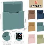 Fuutreo Magnetic Wall File Holder,6pcs,Mocha Mousse Color,Vertical-large - Image 2