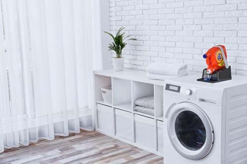 Liquid Laundry Detergent Holder Stand with Drip Tray - 2 Pack - Black - Image 4