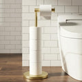 Cesun Free Standing Toilet Paper Holder Stand with Weighted Base, Gold by Cesun