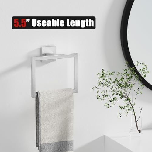 15-Piece Brushed Nickel Bathroom Accessories Set 23.6 Inch Towel Bar Set. - Image 4