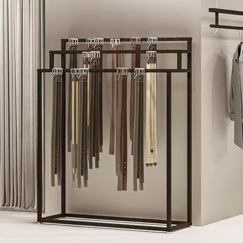 Floor Mounted Metal Belt Hanger Scarf Rack for Retail (100X40X150CM) - Image 2