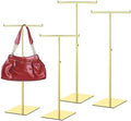 Leinuosen 4 Pcs Tabletop Purse Display Stand Metal T Bar Display by Leinuosen