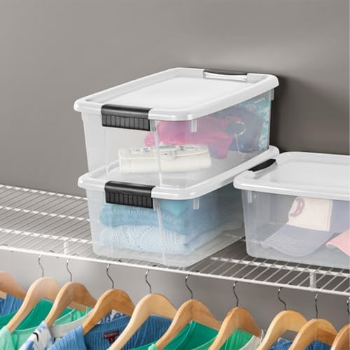 Sterilite Ultra Latch Box with Lids for Home and Office, 18 Quart, 24-Pack - Image 5